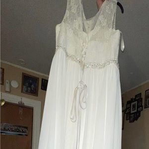 Worn one time , never been altered may need a dry cleaning